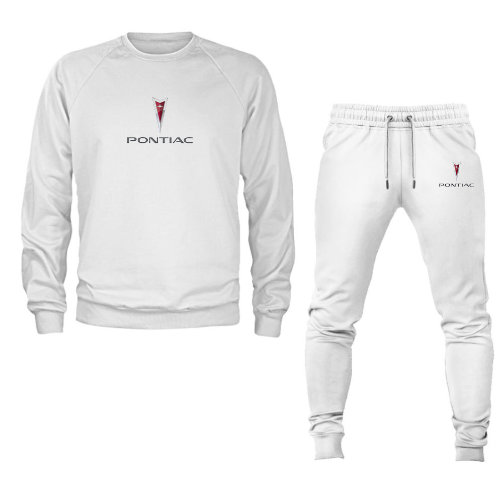 Men’s Pontiac Car Crewneck Sweatshirt Joggers Suit