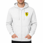 Men’s Ferrari Motorsport Car Zipper Hoodie
