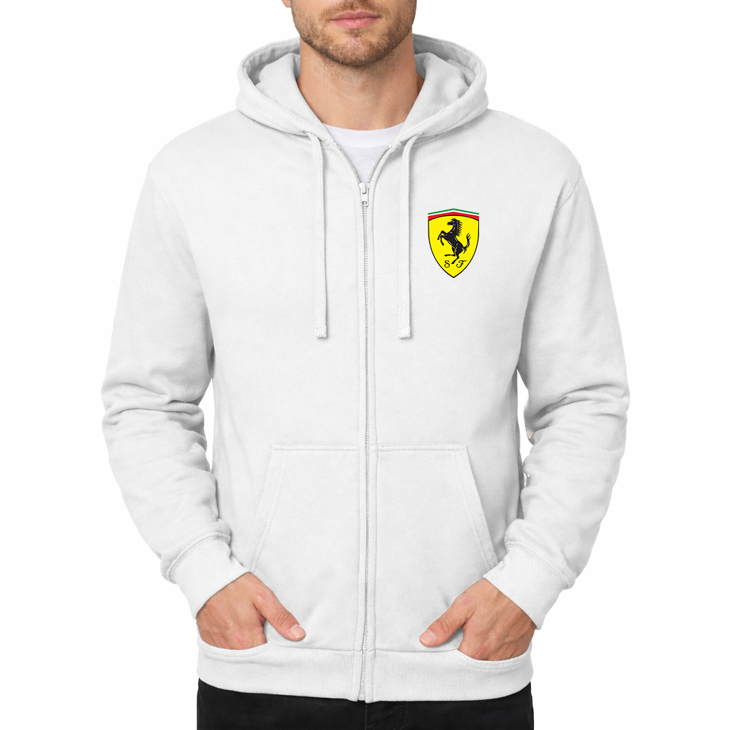 Men’s Ferrari Motorsport Car Zipper Hoodie