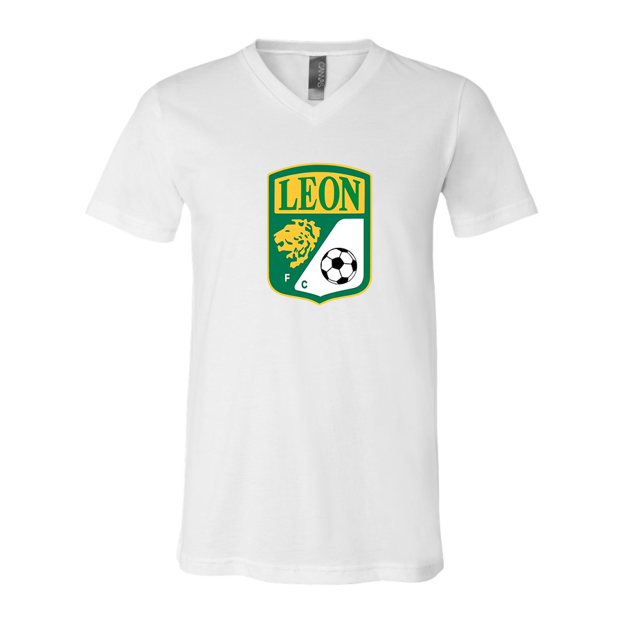 Men’s  Leon FC - BELLA + CANVAS - Jersey V-Neck Tee - 3005