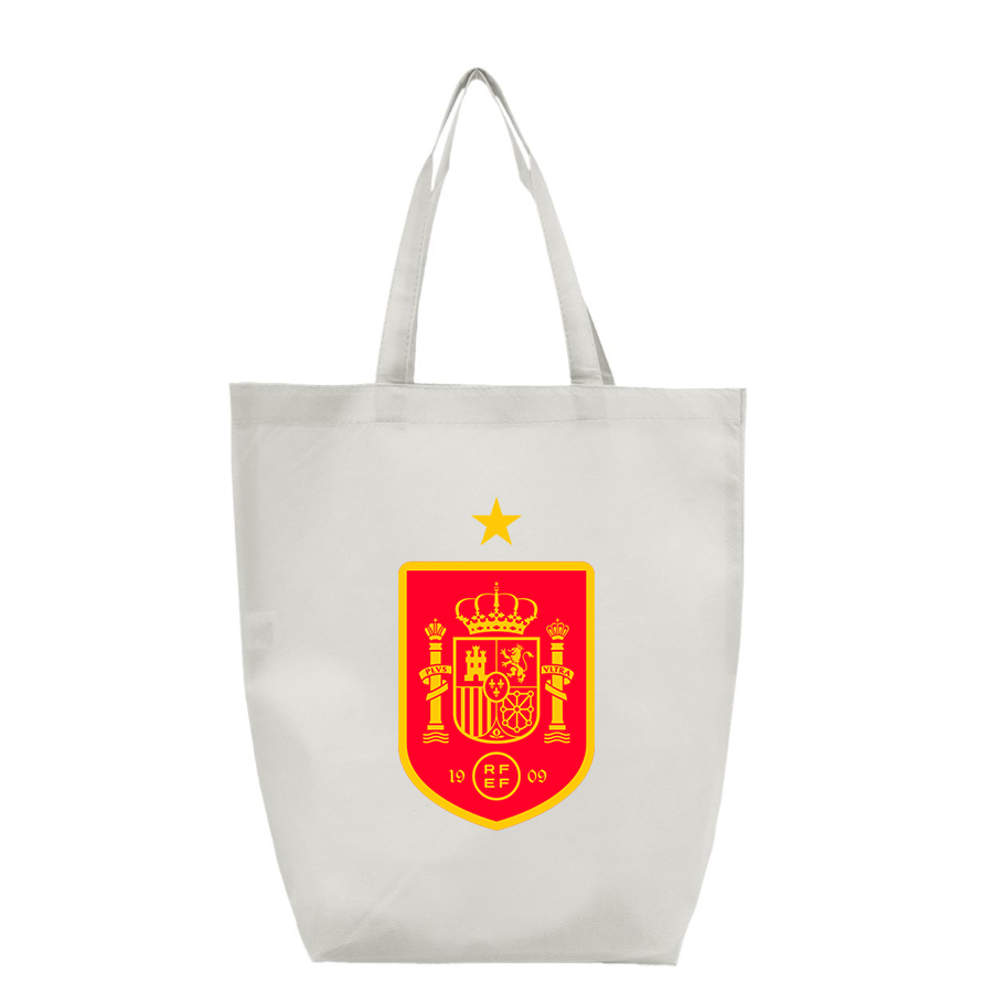 Spain Red Logo National Soccer Team -  Q-Tees - Non-Woven Gusset Bottom Tote - Q1251