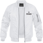 Men's Fendi Lightweight Bomber Jacket Windbreaker Softshell Varsity Jacket Coat