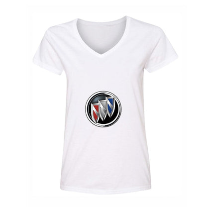 Women's Buick Motorsports Car V-Neck T-Shirt