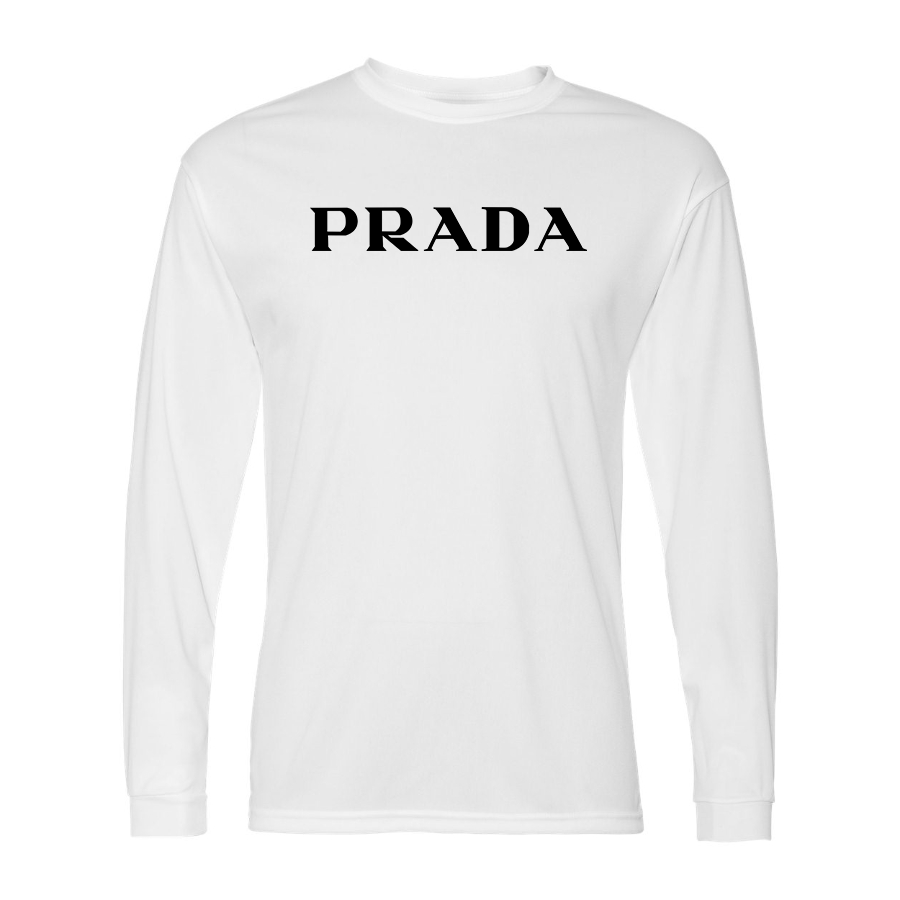 Men's Prada Polyester Long Sleeve T-Shirt