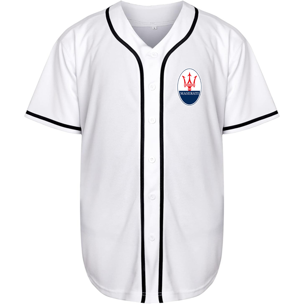 Men’s Maserati Car Baseball Jersey