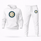 Men's Inter Milan Soccer Logo Hoodie Joggers Set