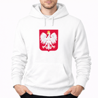 Men's Poland National Soccer Team Pullover Hoodie