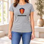 Women's Koenigsegg Car Round Neck T-Shirt — Grey