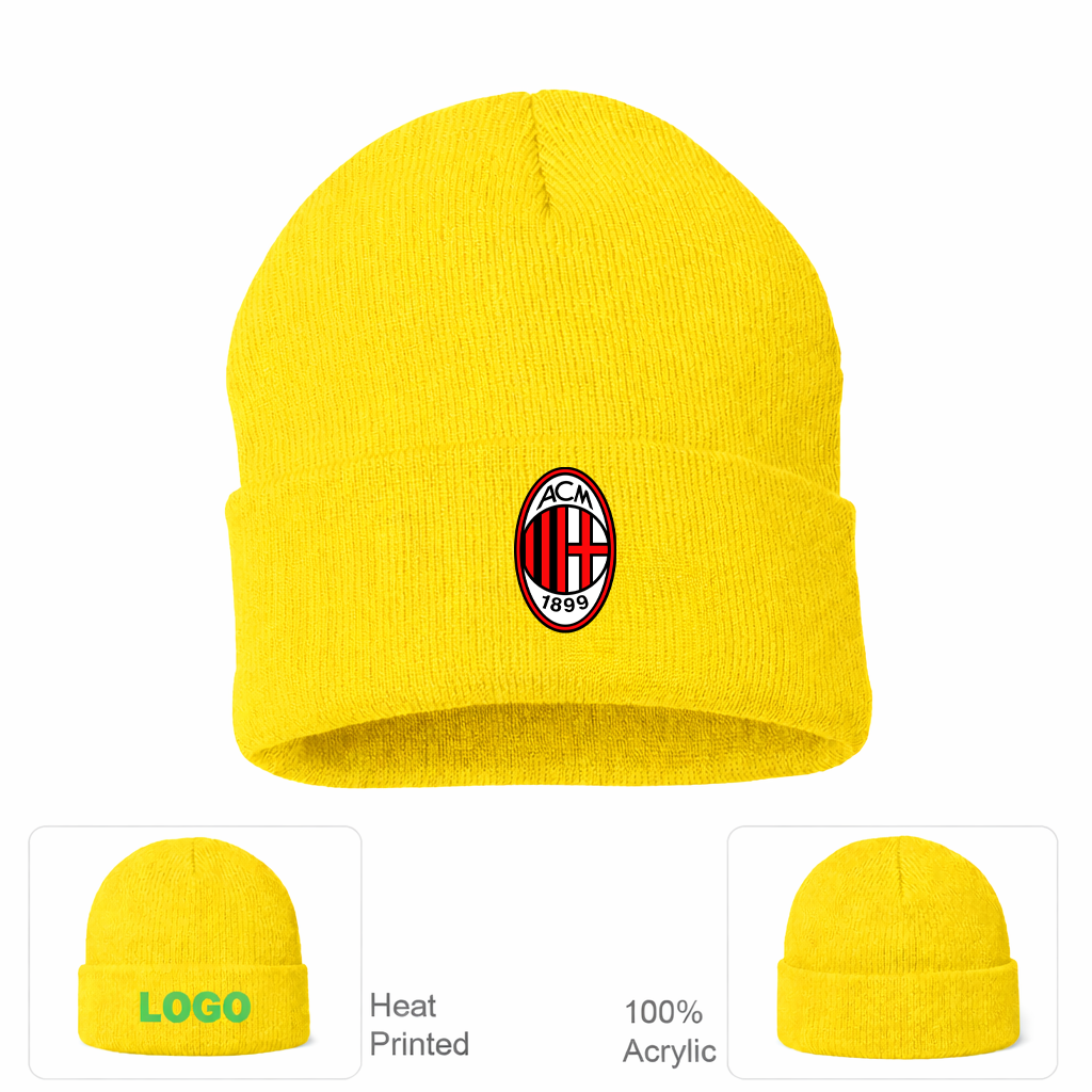 AC Milan Soccer Beanie Hat