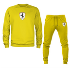 Men’s Ferrari Motorsport Car Crewneck Sweatshirt Joggers Suit