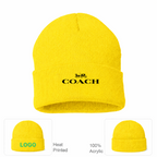 Coach Cuffed Beanie Hat