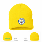Manchester City Soccer Beanie Hat