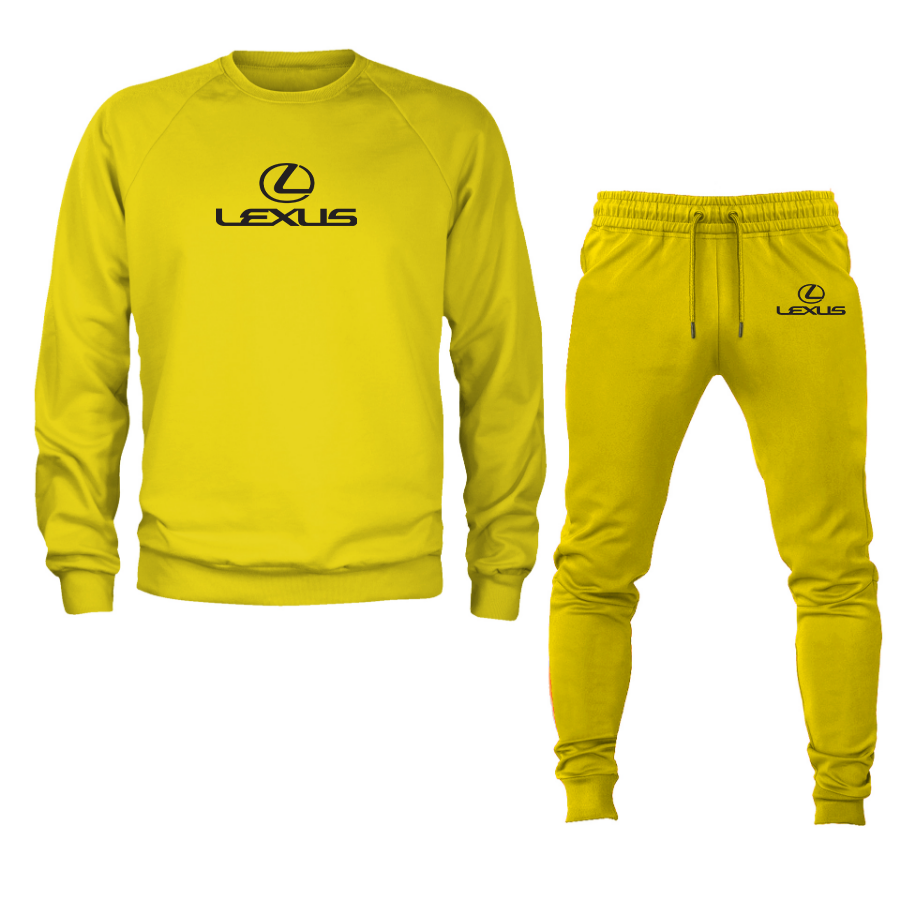 Men’s Lexus Car Crewneck Sweatshirt Joggers Suit