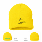 Christian Louboutin Cuffed Beanie Hat