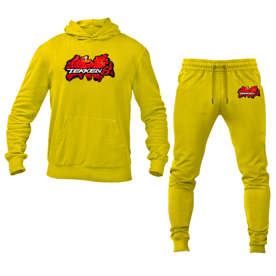 Men's Tekken 8 Game PS5 Hoodie Joggers Set
