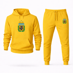 Men's Argentina National Soccer Team Logo Hoodie Joggers Set