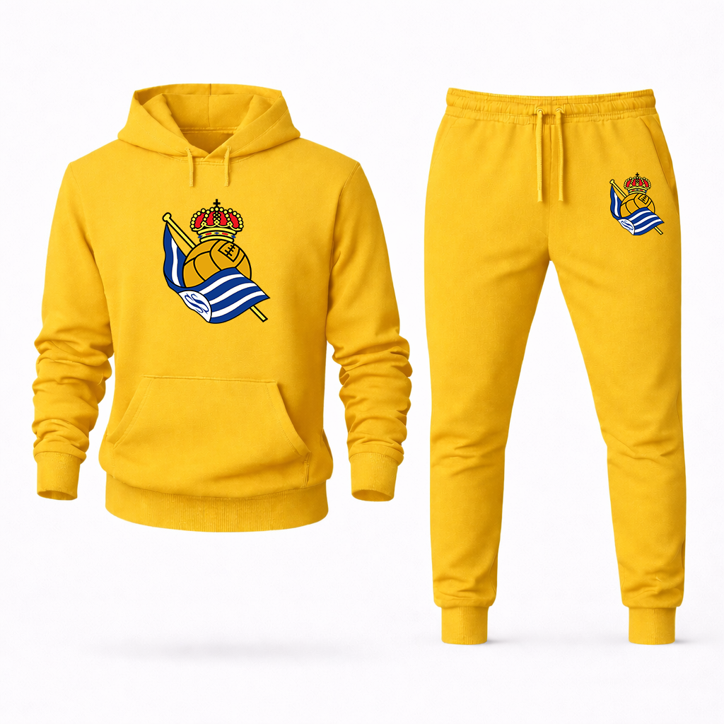 Men's Real Sociedad FC Hoodie Joggers Set