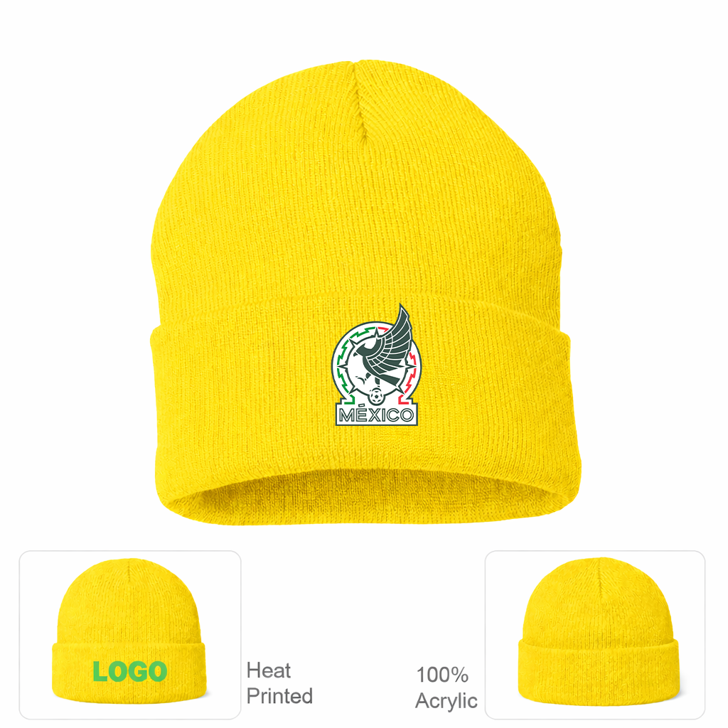 Mexico Soccer Beanie Hat