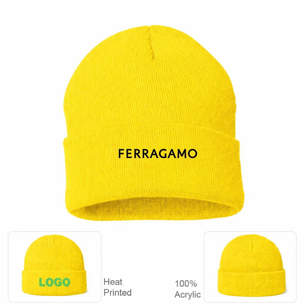Ferragamo Cuffed Beanie Hat