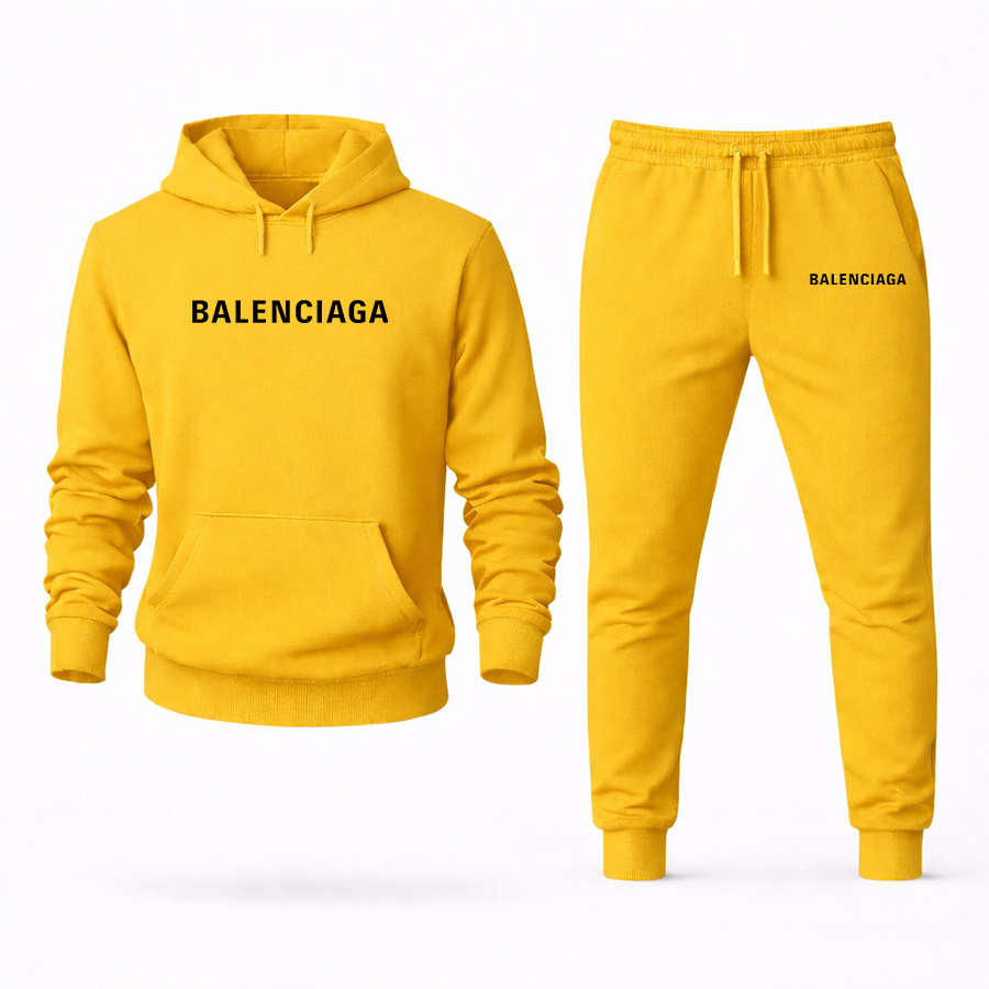Men's Balenciaga Hoodie Joggers Set