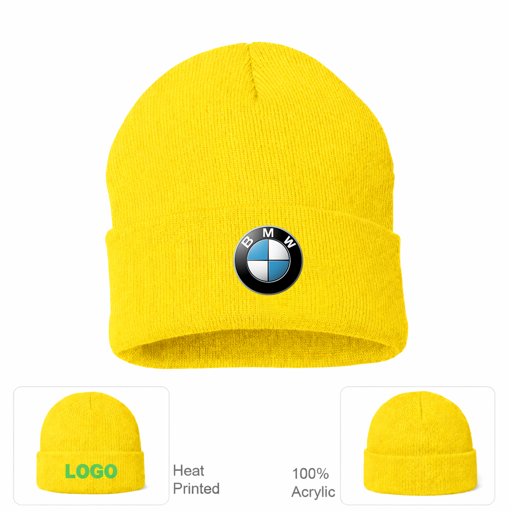 BMW Motorsports Car Cuffed Beanie Hat