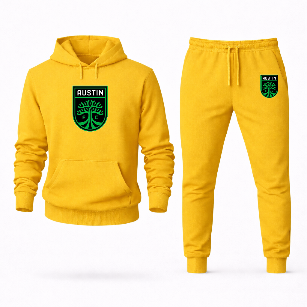 Men's Austin FC Logo Hoodie Joggers Set