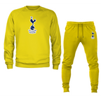 Men’s Tottenham Hotspur F.C. Soccer Logo Crewneck Sweatshirt Joggers Suit