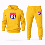 Men's Olympique Lyonnais FC Hoodie Joggers Set