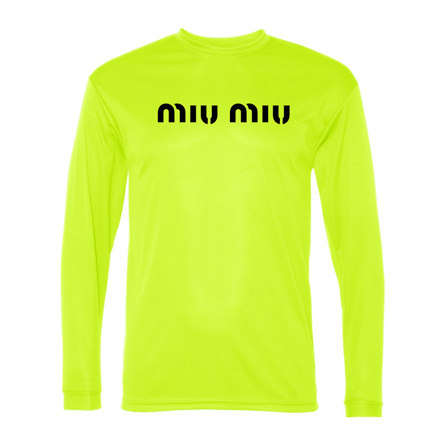Men's Miu Miu Polyester Long Sleeve T-Shirt