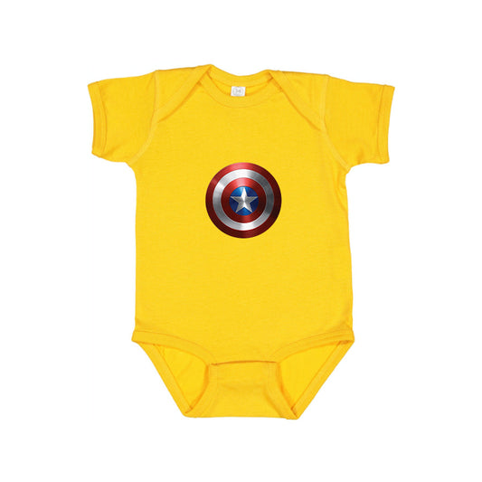 Captain America Superhero Baby Romper Onesie