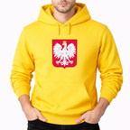 Men's Poland National Soccer Team Pullover Hoodie