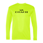 Men's Coach Polyester Long Sleeve T-Shirt