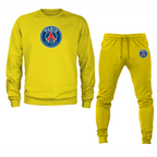 Men’s Paris-Saint Germain Soccer Soccer Logo Crewneck Sweatshirt Joggers Suit
