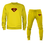 Men's Superman Superhero Crewneck Sweatshirt Joggers Suit