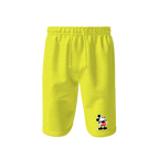 Men's Mickey Mouse Cartoon Athletic Fleece Shorts