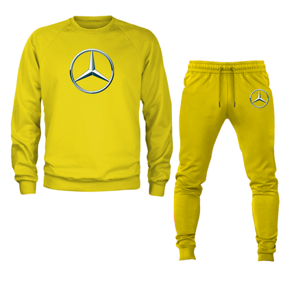 Men's Mercedes-Benz New Car Crewneck Sweatshirt Joggers Suit