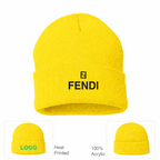 Fendi Cuffed Beanie Hat