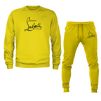 Men's Christian Louboutin Crewneck Sweatshirt Joggers Suit