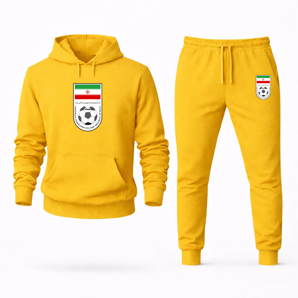 Men's Iran National Soccer Team Hoodie Joggers Set