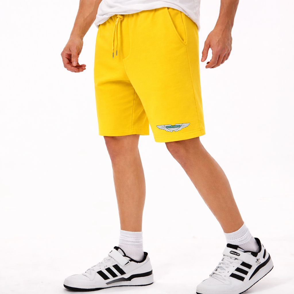 Men's Aston Martin Motorsports Car Athletic Fleece Shorts