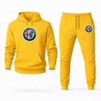 Men's Alfa Romeo Car Hoodie Joggers Set