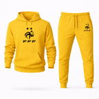 Men's France Soccer Logo Hoodie Joggers Set