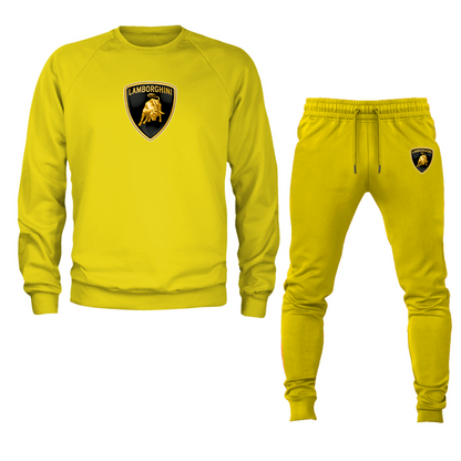 Men’s LamborghiniCar Crewneck Sweatshirt Joggers Suit