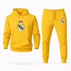 Men’s Real Madrid Soccer Logo Hoodie Joggers Set