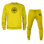 Men's Denmark  Soccer Logo Crewneck Sweatshirt Joggers Suit